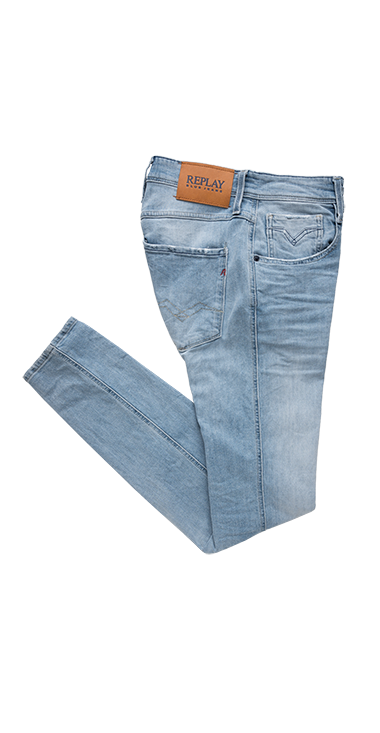 573 BIO 10.5 OZ ダークインディゴスーパーストレッチデニムパンツ ANBASS 詳細画像